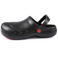Black Men Nursing Kitchen Chef Work Shoes With Steel Toe Cap Protection