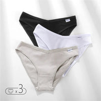 Panties de Algodón FINETOO - Ropa Interior Femenina Sexy Talla M-4XL