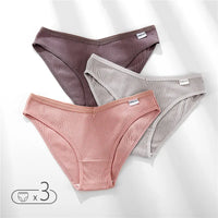 Panties de Algodón FINETOO - Ropa Interior Femenina Sexy Talla M-4XL