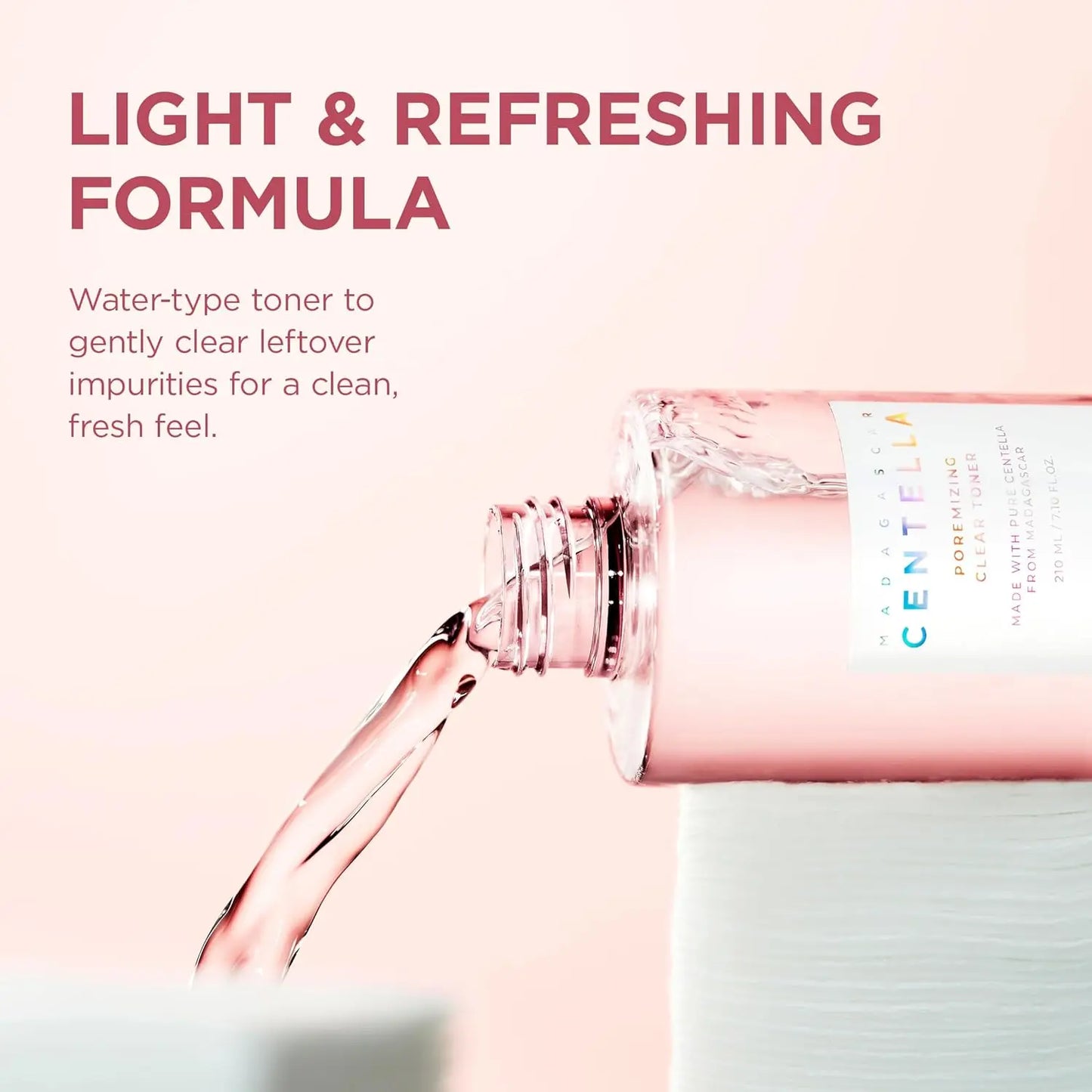 Pore-Minimizing Korean Face Toner — Himalayan Salt & Centella Asiatica, Hyaluronic Acid, 210ml