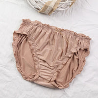 3-Pack Plus Size Ice Silk Modal Briefs – Soft High-Elasticity Women's Underwear (4XL–6XL)