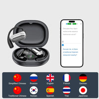 AI Translator Earbuds – 144 Languages, OLED Display, Bluetooth 5.4, CE/FCC Certified | Travel & Business