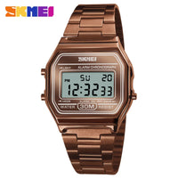 SKMEI 1123 Men's Slim Digital Watch – Perfect Gift for Him | Stainless Steel, Waterproof