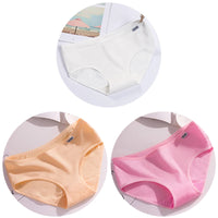 Set de 3 Panties de Algodón - Ropa Interior de Talle Medio Tallas Plus