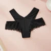 Sexy Cut-out Lace Panties Bulk Wholesale Custom Logo Women Breathable Hollow Out Briefs Factory Price Female Underwear 3 Colors