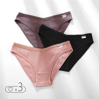 Panties de Algodón FINETOO - Ropa Interior Femenina Sexy Talla M-4XL