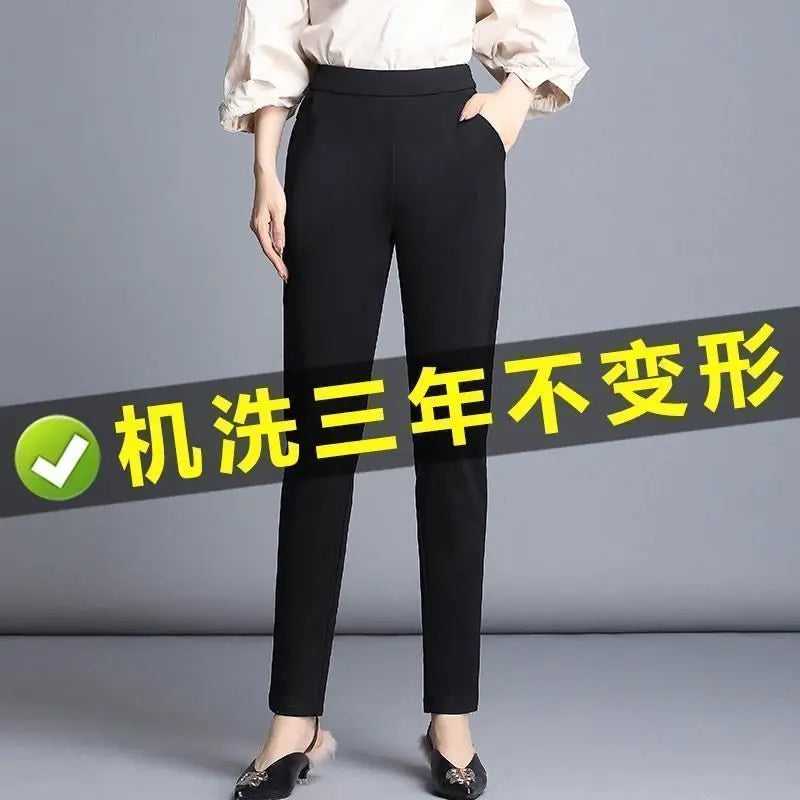 Pantalones Casuales de Algodón para Mujer - Bordados Estilo Boho