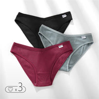 Panties de Algodón FINETOO - Ropa Interior Femenina Sexy Talla M-4XL