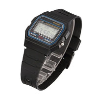 BN-F91 Harajuku Style Digital Watch – Acrylic Band, Luminous, Unisex Fashion Watch