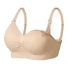 Plus Size Front-Open Seamless Nursing Bra – Wire-Free Padded Postpartum Maternity Bra