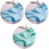 Set de 3 Panties de Algodón - Ropa Interior de Talle Medio Tallas Plus
