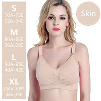 Front-Open Halter Nursing Bra – Wire-Free Push-Up Triangle Cup Maternity Bra