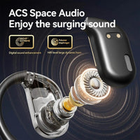 Wireless Headphone Bone Conduction Ear-clip Sports Headphone BT5.4 IPX4 Waterproof of Battery Al Translator Earbuds for Iphone