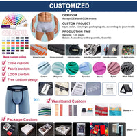 Men's Long Boxer Shorts — Breathable Cotton-Elastane Blend, Mid-Rise, Plus Size Available