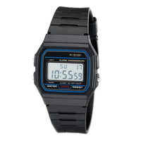 BN-F91 Harajuku Style Digital Watch – Acrylic Band, Luminous, Unisex Fashion Watch
