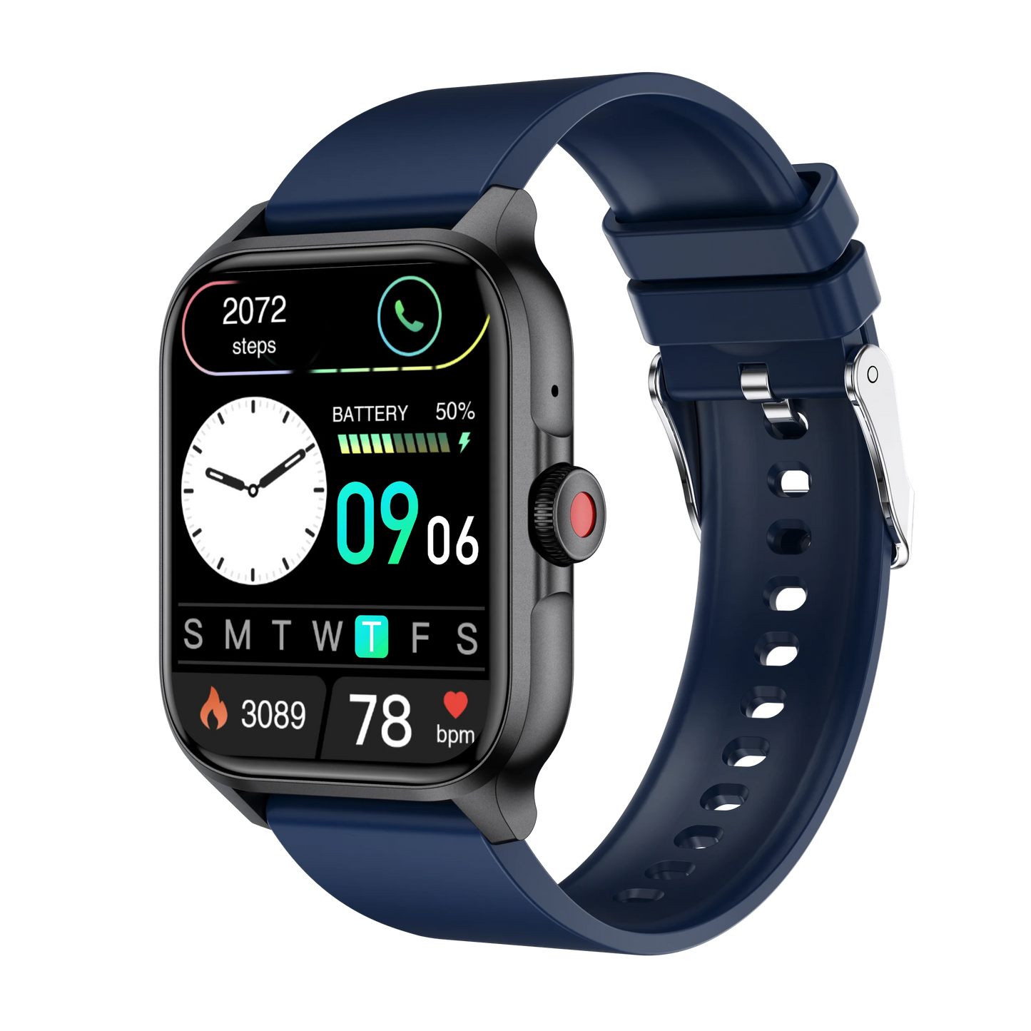 1.85" IP68 Sports Smart Watch – Bluetooth Calling, Heart Rate, AI Voice & Multi-Sport Tracker