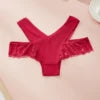 Sexy Cut-out Lace Panties Bulk Wholesale Custom Logo Women Breathable Hollow Out Briefs Factory Price Female Underwear 3 Colors