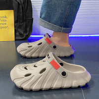 Men's Sporty Lightweight EVA Slippers - Closed Toe Non-Slip Summer Shoes