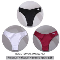 Set de 3 Panties de Algodón Hipoalergénico sin Costuras para Mujer