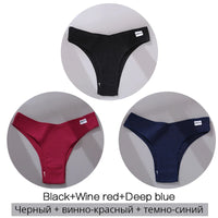 Set de 3 Panties de Algodón Hipoalergénico sin Costuras para Mujer