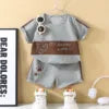 Kids Cotton Cartoon Summer 2-Piece Outfit Set