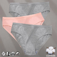 Bragas de Algodón Jacquard Hipoalergénicas para Mujer