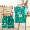 Boys Athletic Sports Set - Polyester Jersey & Shorts 2-Piece