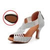 Zapatos de Baile Latino con Diamantes - Salsa Tango Mujer