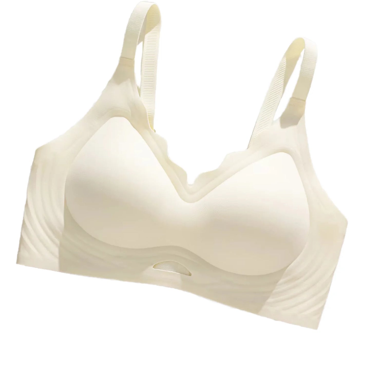 Full Coverage Jelly Bralette | Seamless Wire-Free Everyday Bra for Women | M–4XL