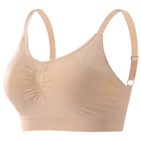 Plus Size Deep Cup Seamless Bra – Wire-Free Back Fat Coverage Full Support
