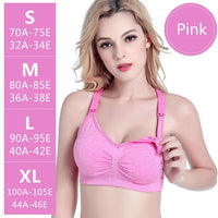 Front-Open Halter Nursing Bra – Wire-Free Push-Up Triangle Cup Maternity Bra