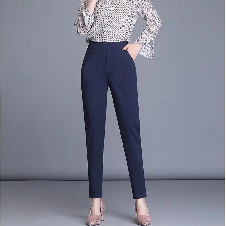 Pantalones Casuales de Algodón para Mujer - Bordados Estilo Boho
