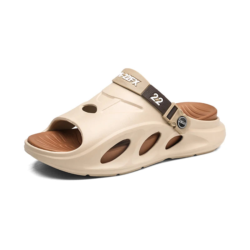 Ehanking Men's Classic Platform EVA Slides - Quick-Dry Beach Sandals