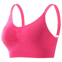 Plus Size Deep Cup Seamless Bra – Wire-Free Back Fat Coverage Full Support