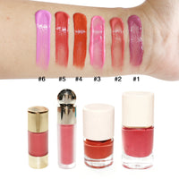 Vegan Mineral Liquid Blush — High-Pigment, Waterproof, Natural Finish, 6 Shades