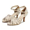 Women's Ballroom Latin Dance Shoes - Satin High Heel Dancing Shoes