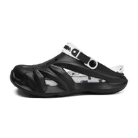 Platform EVA Clogs - Adjustable Strap Camouflage Slides for Men