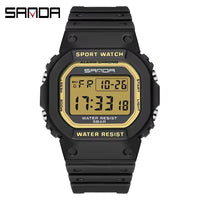SANDA 2107 Boys Digital Sport Watch – Waterproof, Chronograph, Luminous, TPU Band