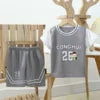 Boys Athletic Sports Set - Polyester Jersey & Shorts 2-Piece
