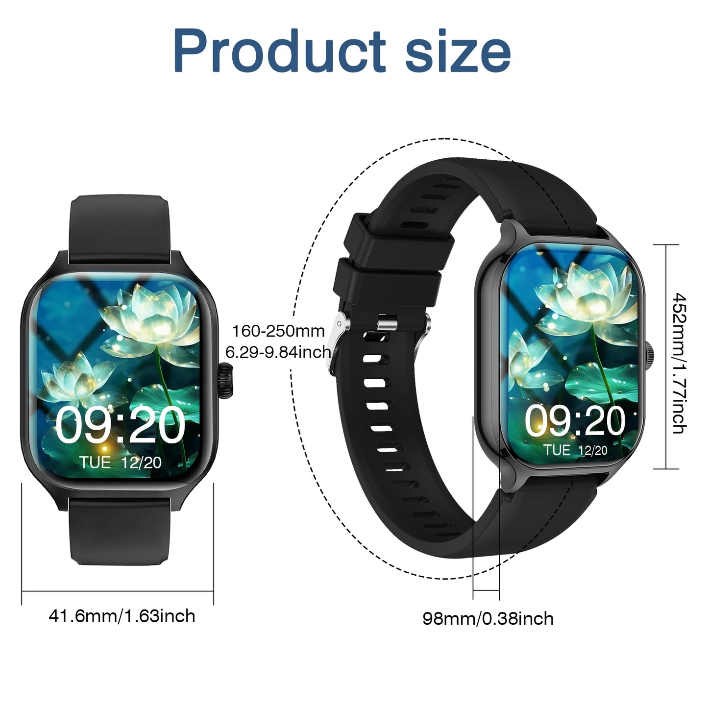 Bluetooth Smartwatch with Custom Dial & Calling