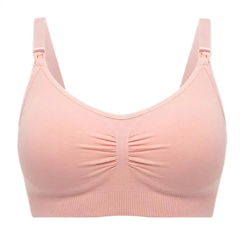 Boneless Nursing Bra – Front Clasp, U-Back & Removable Pads | Anti-Sagging Maternity Bra