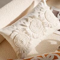 French Light Luxury Forest Jacquard Cushion Cover | Brown Patchwork Pillow Case
