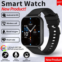 LIGE Y28 Smart Watch | 1.83" HD Bluetooth Calling Heart Rate Sleep Monitor Fashion Smartwatch for Android & iOS