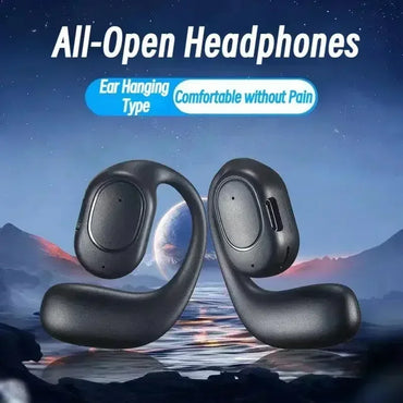Single OWS Air Conduction Wireless Earbud – Ear Hook, ANC, 18-Hour Music & 180-Hour Standby