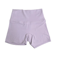 Yoga Shorts Solid Color Women Fitness Shorts High Waist Legging Bike Soft Fabric Proof Comprehensive Training Jog Sportswear