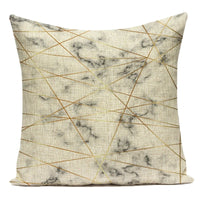 Boho Geometric Printed Throw Pillow Cover | Linen Cotton Cushion Case for Sofa