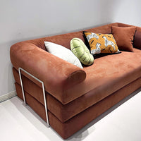 Moroccan Luxury Folding Sofa Bed - Elastic Armrest Lounge with Phone Holder