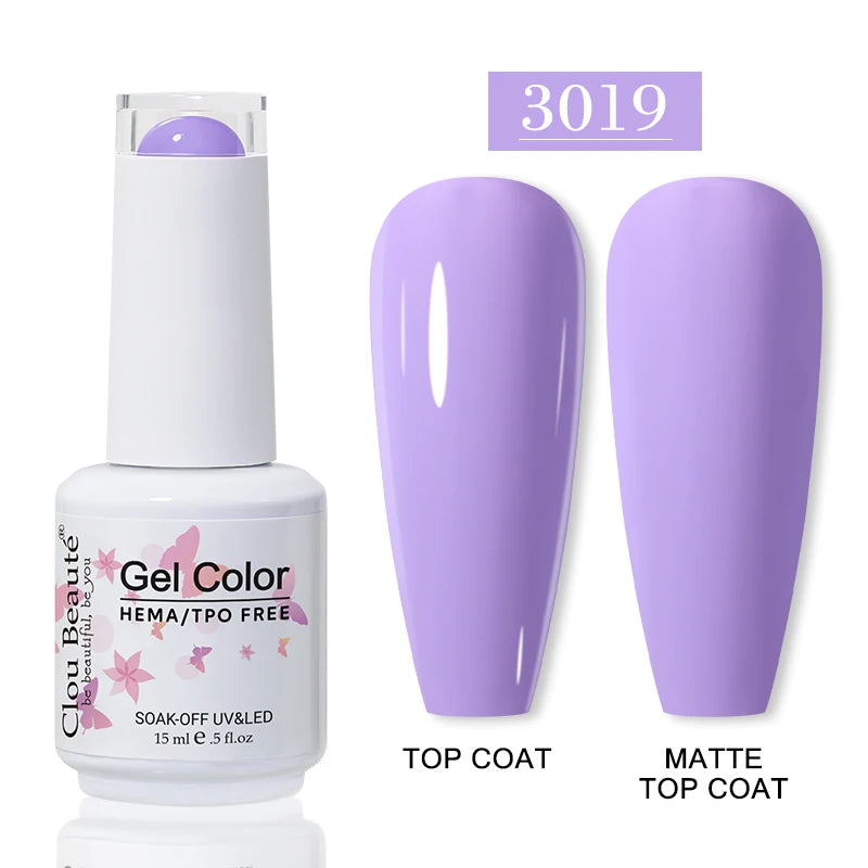 No-Wipe Top Coat & Sticky Base Coat UV Gel Polish — Long-Lasting, MSDS Certified, 15ml