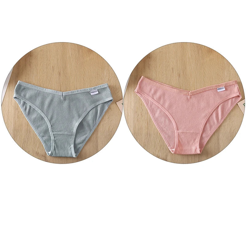 Set de 2 Panties de Algodón Hipoalergénico Talle V Plus M-4XL