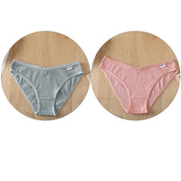 Set de 2 Panties de Algodón Hipoalergénico Talle V Plus M-4XL